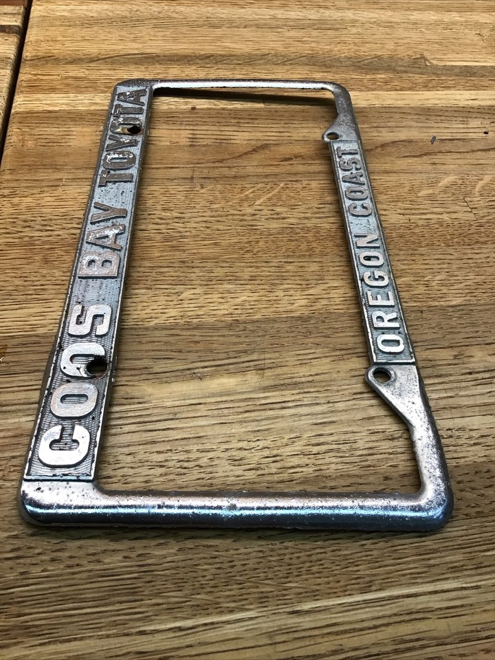 Coos Bay Toyota OREGON COAST Car Dealership Metal License Plate
