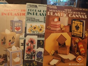 Leisure Art Plastic Canvas Tissue Box Covers And Door Stop Brick Covers
