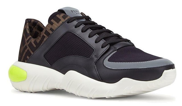fendi wavy sole sneakers