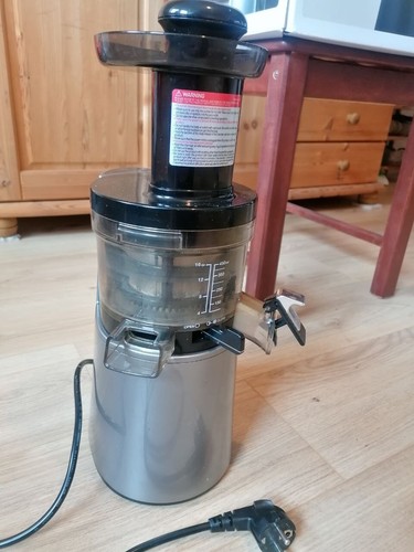 Hurom H-AA Slow Juicer Entsafter Eisbereiter, NP 359 €, viel unbenutztes Zubehör - Bild 3 von 4