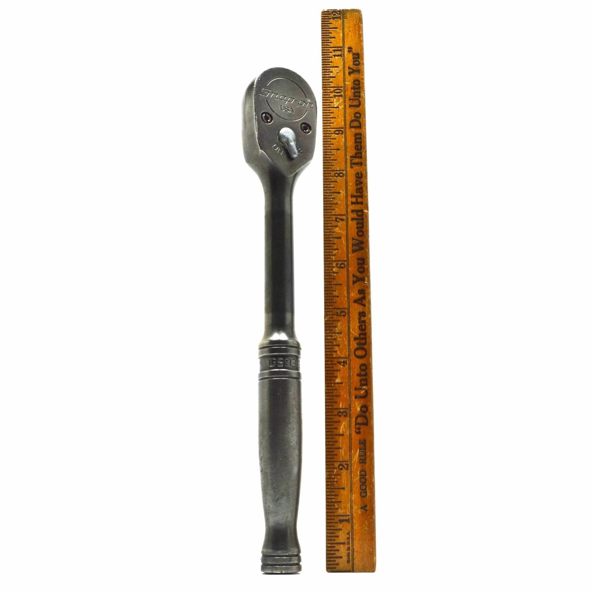 Vintage SNAP-ON TOOLS RATCHET No. GS936 Industrial Finish 1/2
