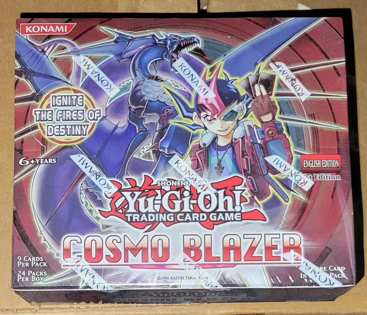 Yu-Gi-Oh! TCG Cosmo Blazer Sealed Collectible Card Game Packs for