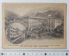 I123787 Postcard - AO - Saint Vincent - Hotel Couronne - VG 1962