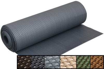 10 METER BALKONBLENDE SICHTSCHUTZMATTE PE-RATTAN WINDSCHUTZ ZAUNBLENDE 90CM HÖHE
