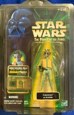 1999 Star Wars POTF Greedo with Blaster CommTech Chip   BUY 2  FREE SHIP