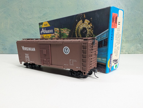 Coche de caja Athearn escala HO 40' virginiano VGN #63182 Bev-Bel LEER | Zustand: Used