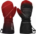 Snow Deer Black Heated waterproof Ski Snow Mitten 7.4V 2200MAH Rechargeable S/M