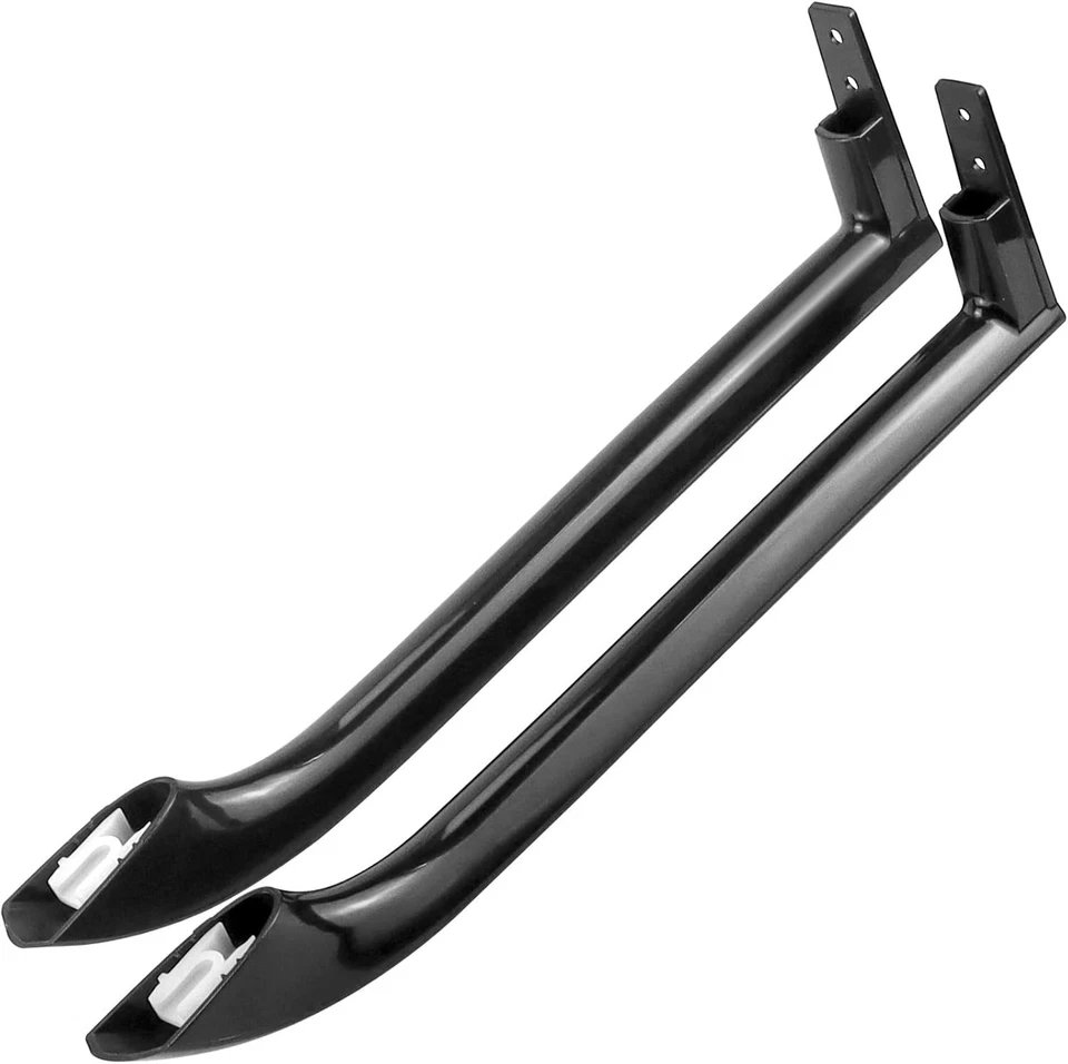 Juego de manijas de puerta negras ERP 5304506471 para refrigerador congelador Frigidaire Foto 2 de 4