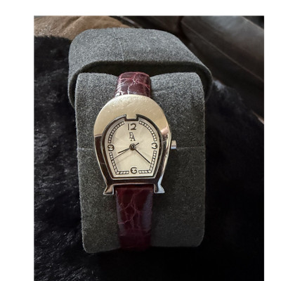 Etienne Aigner Vintage Horseshoe Women's Wristwatch Leather strap. Works!