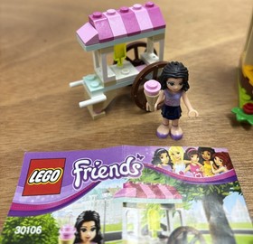 LEGO FRIENDS 4 SET LOT: Andrea/Emma- 30106, 41316, 41334, 41344, Mostly Complete