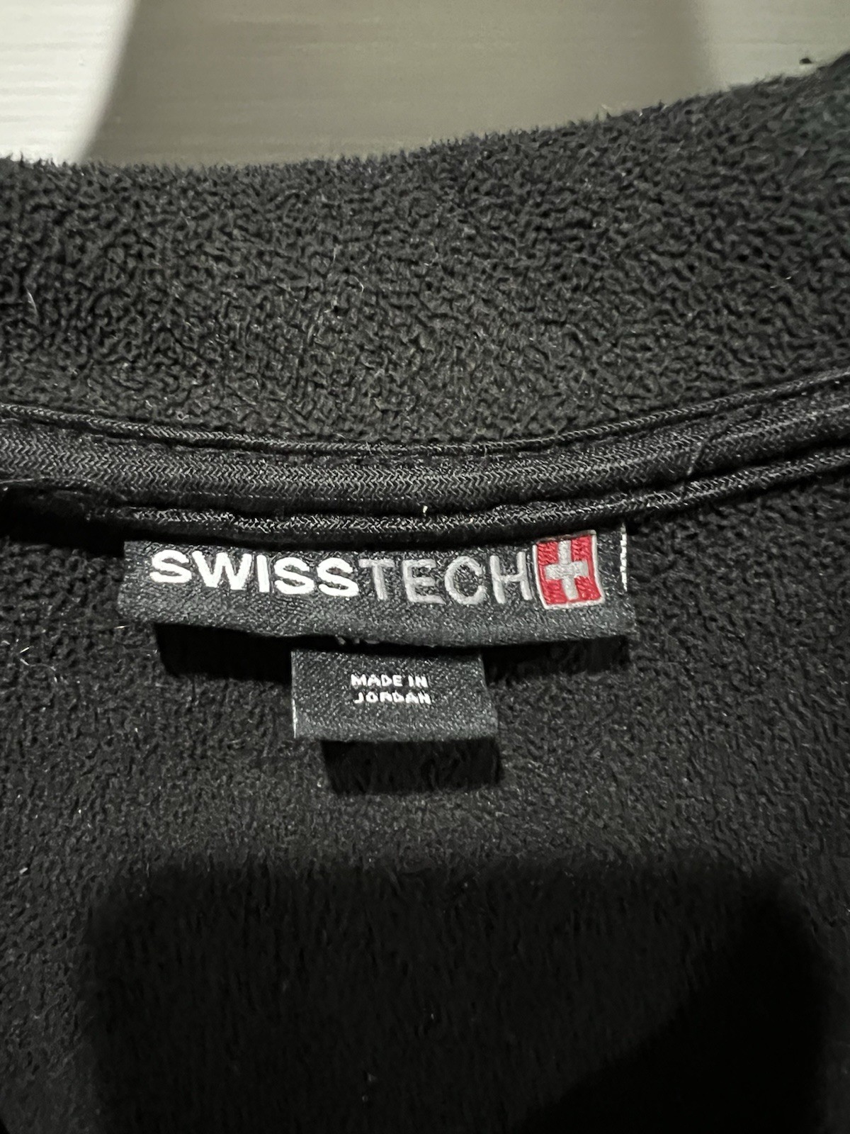 Women’s Black Swiss Tech Jacket With Hood- Size XL 16/18