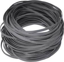 PE-Rattan 60m flach grau, 8mm x 1,4mm für Möbelreparatur und Weben