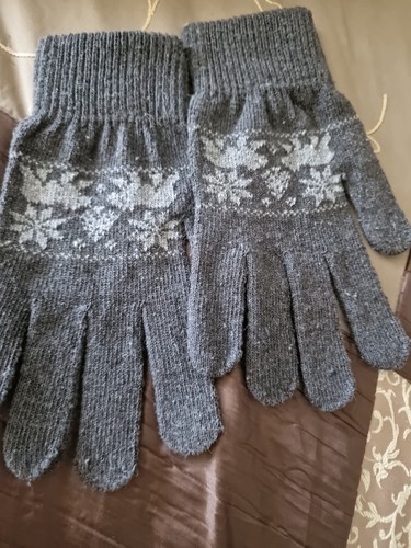 Handschuhe Grau