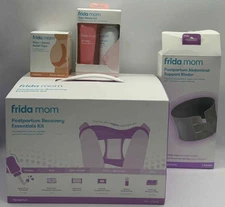 4PC Frida Mom Postpartum Recovery + Sore Nipple Set &Pain Strain Relief Tape SET