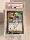 2024 Bowman Mega Box Paul Skenes Chrome Prospect Auto Green 35/99 PSA 10