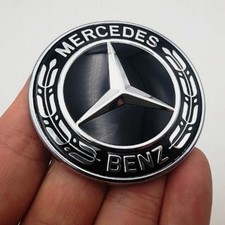 Front Hood Emblem Fit For Mercedes Benz Classic Flat Laurel Wreath Decal Badge Front Hood Emblem Fit For Mercedes Benz Classic Flat Laurel Wreath Decal Badge