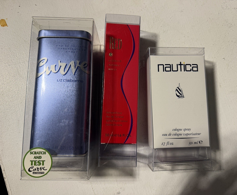 Assorted Curve & Nautica Fragrance Lot Cologne Spray 50 ml NEW IN BOX