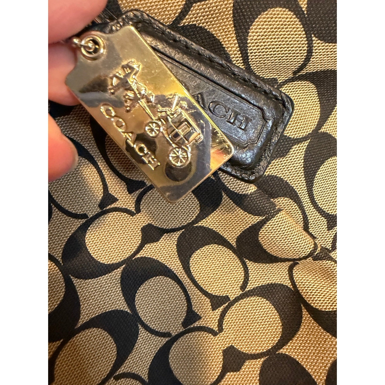 EUC Coach SIgnature Kelsey Satchel and Wallet image 8