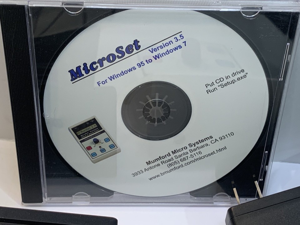 MicroSet Micro Set Clock and Watch Beat Timer, Pickup, Cords and CD | eBay
