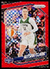 2025 Panini Prizm WNBA #129 Alysha Clark Red Power Prizms #/75
