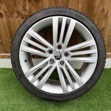 SKODA SUPERB 18" INCH ALLOY WHEEL 7.5JX18 ET46 P/N 3T0601025T  Tyre 7mm❗️