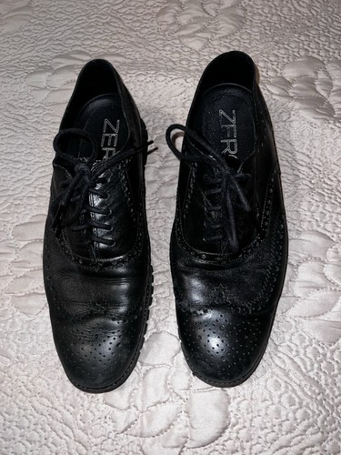 Cole Haan Zerogrand Freizeit Schwarz Budapester Oxford Schuhe Herren Größe 11M - Bild 1 von 9