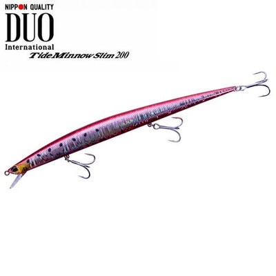 DUO Ultimate Long Minnow Floating Lure TIDE MINNOW SLIM 200 DPA0384 Fire Sardine