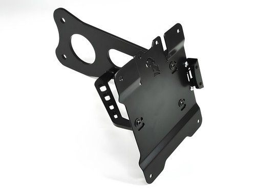 Support de plaque d'immatriculation latéral ZIEGER compatible avec Yamaha XVS 650/1100 - Photo 2 sur 6