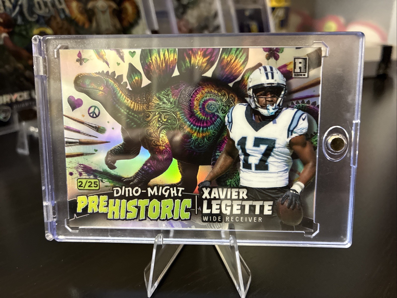 Xavier Legette Wild Card Alumination Dino-Might Pre-Historic Raptor #XL Base