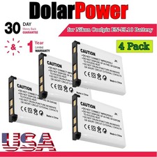 4PCS EN-EL10 Battery New for Nikon Coolpix S60 S80 S200 S210 S220 S230 S500 S510