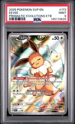 145113628 Eevee 2023 Pokemon SV Black Star Promos #173 PSA 9