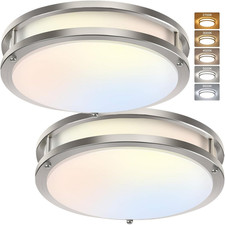 36W 12Inch LED Ceiling Light Fixtures, Flush Mount Light Fixtures, 5CCT 2700K
