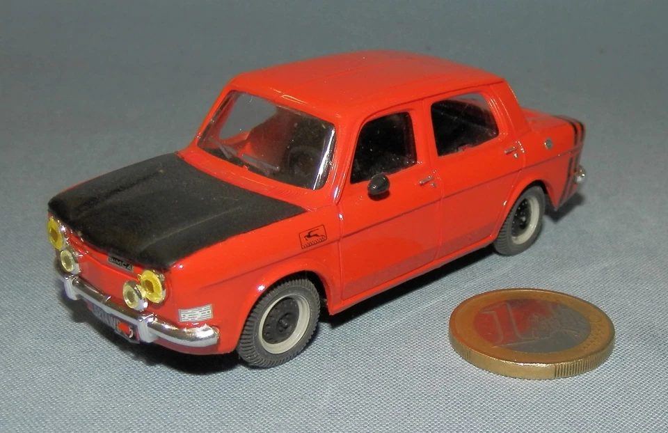 Norev Collection Tiroir 1/43 réf 57 10 06 : Simca 1000 Rallye 1970 (Orange) - Photo 2/4