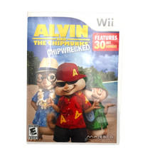 Wii Alvin and the Chipmunks Chipwrecked Disk Booklet Nintendo