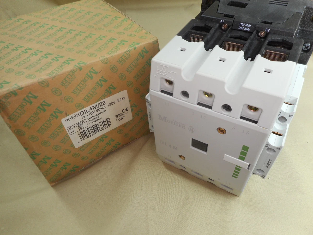 MOELLER DIL4M115/22 relay (NIB)