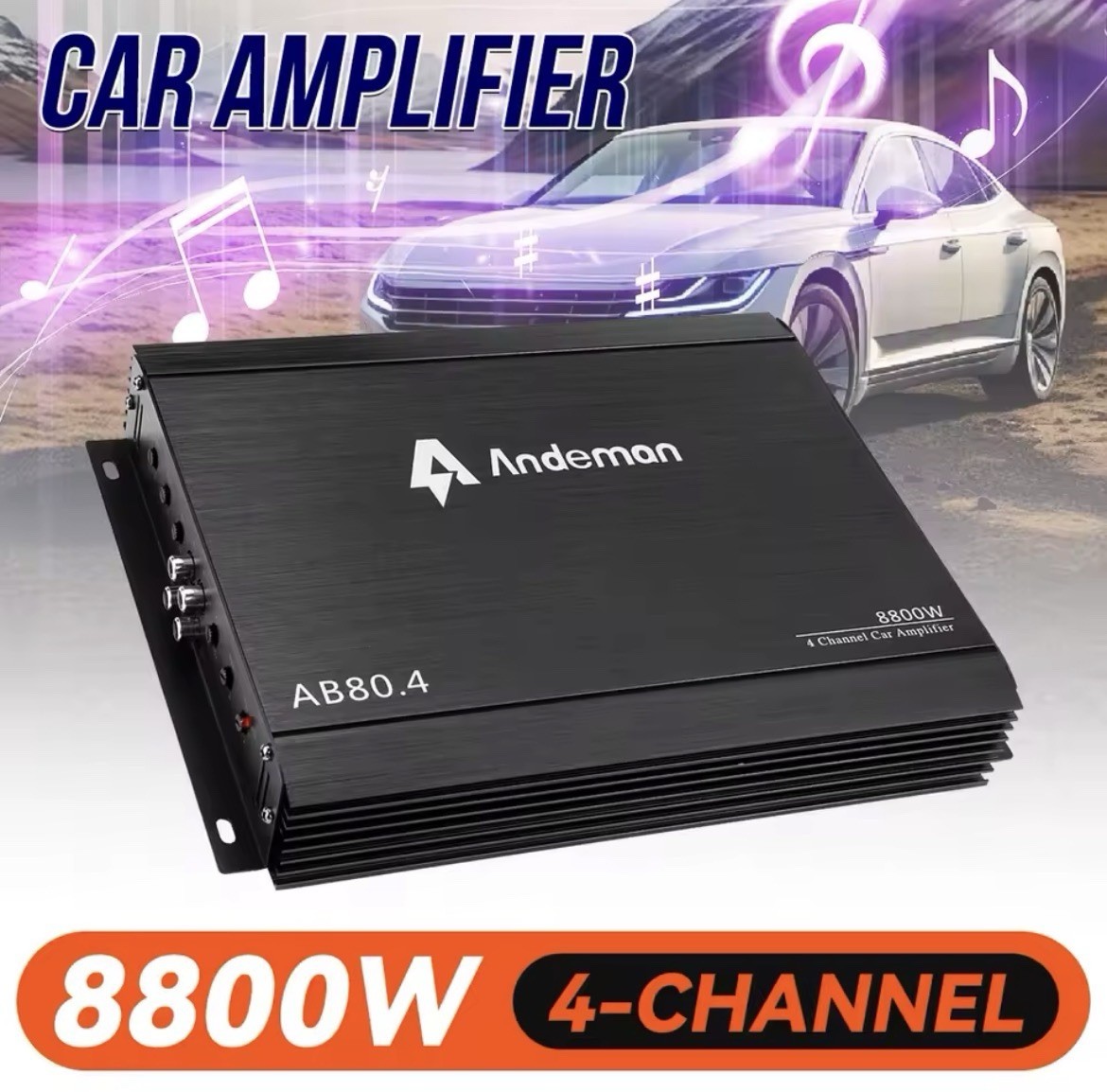 Potenza Estrema Amplificatore Auto 8800W 4 Canali 12V Subwoofer