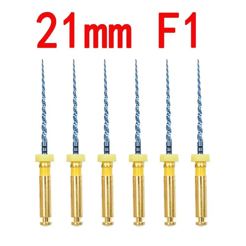 Dentale Endo Rotante File Calore Attivato Conico Oro NITI Uso Motore 21/25mm - Foto 22 di 29
