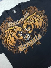 CINCINNATI BEGNALS T Shirt Mens 2X Short Sleeve NFL Pre Shrunk Black
