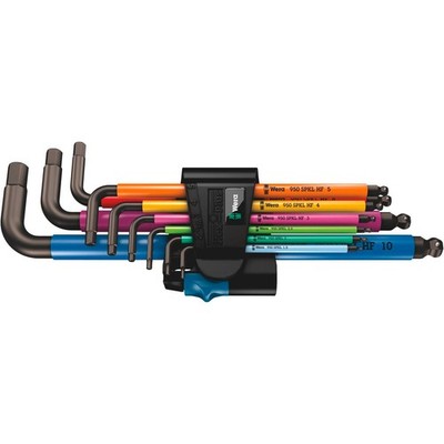 Wera 950/9 Hex-Plus Winkelschlüsselsatz Blacklaser