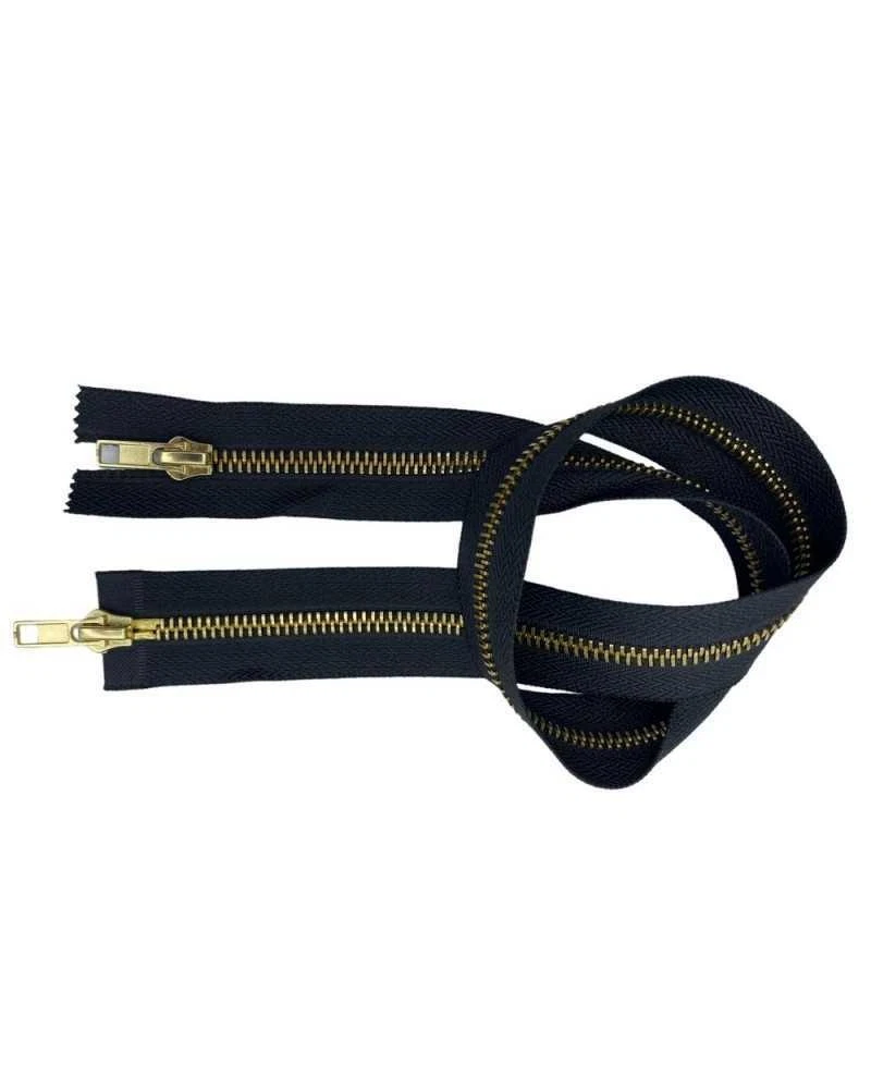 Cerniera lampo 8# Cerniera in resina 60-250 cm Doppi cursori Zip aperta Piumino Cappotto Tenda Cerniere nere Cucito fai da te Accessori di abbigliamento (Color : Black, Size : 100CM_NO8