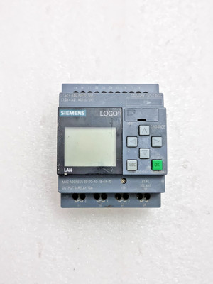 Siemens 6ED1052-1MD00-0BA8 BM 12/24RCE Logo Plc Controller 6ED10521MD000B8 Used