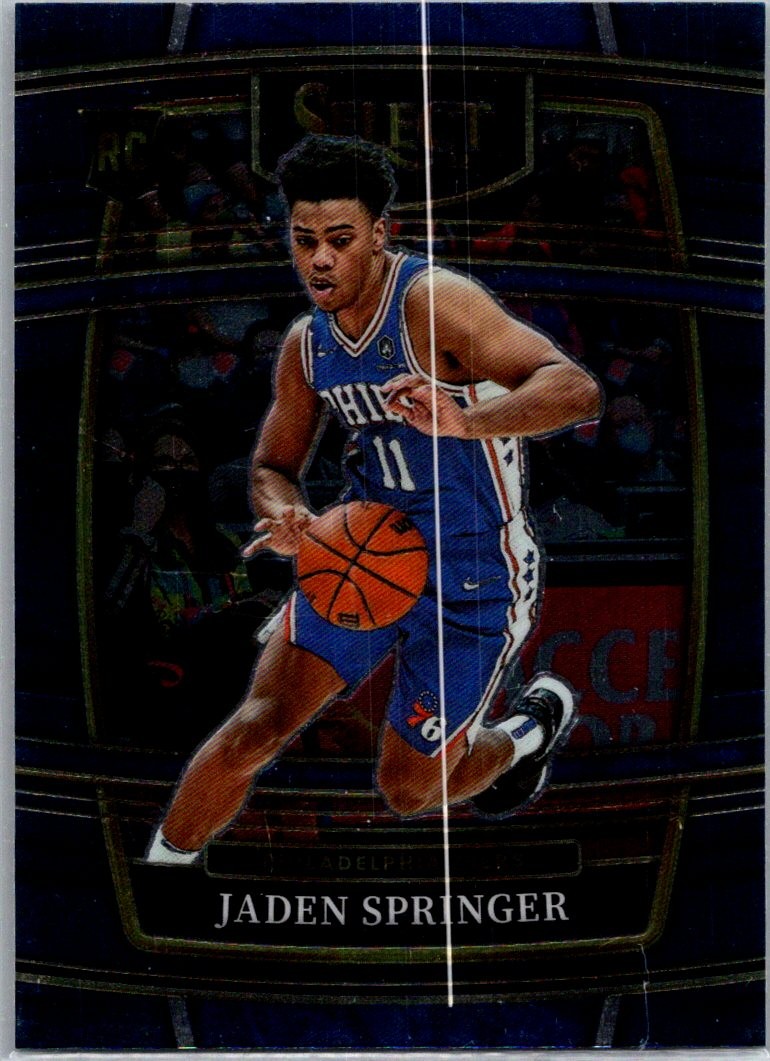 2021-22 Panini Select #85 Jaden Springer Blue (Retail Base)