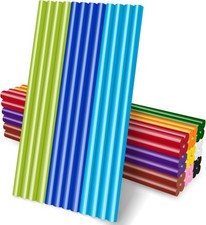 Colored Glue Sticks, 48PCS 0.27" Dia x 8" Long Mini Size Hot Glue Melt Wax 0.39 per gallon