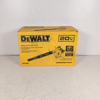 Dewalt DCE100B 20V Max Cordless Compact Jobsite Blower 100 CFM