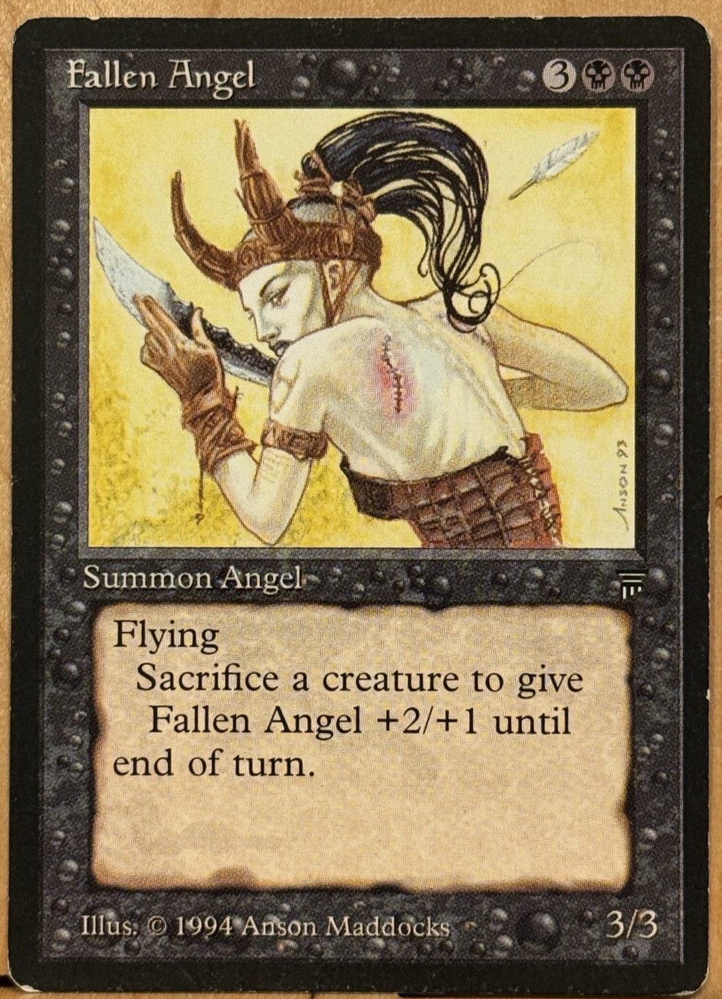 LIMITED EDITION Legends Vintage MtG Fallen Angel LP/EX