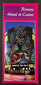1990s Las Vegas Nevada Riviera Hotel Casino Guide Vintage NV Travel Brochure