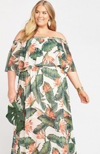 Show Me Your Mumu Dress Size XXL Maxi Hacienda Paradise Tropical Beach Flowy NWT
