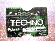 Placa de expansión Roland SR-JV80-11 Techno Collection probada Japón funciona MG01 0,5
