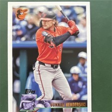 Topps 2025 Archives Gunnar Henderson #104 Baltimore Orioles Baseball