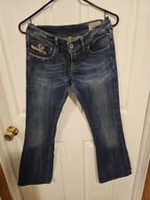 Diesel Womens Jeans Lowky B.c. Size 27x30 Wash 0089L C60